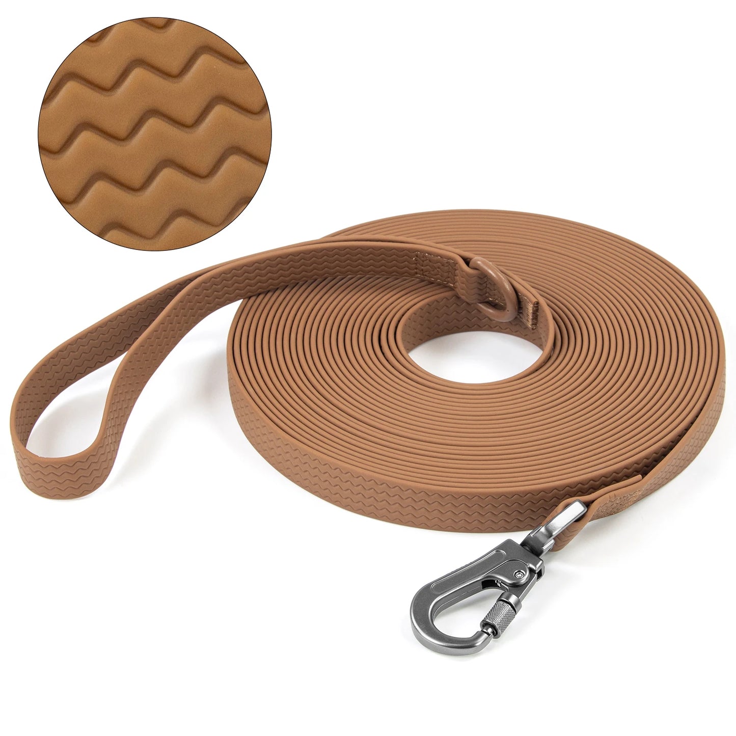 Waterproof PVC Dog Leash – Strong, Non-Slip & Easy Clean
