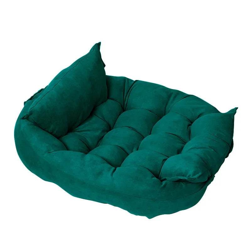 Foldable Pet Nest Bed 🐶 Cozy & Stylish Sofa Mat for Cats & Dogs 🐾