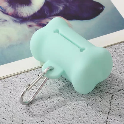 Dog Waste Bag Dispenser – Bone Shaped Portable Holder – PVC