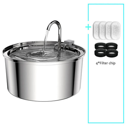💦 Stainless Steel Auto Water Fountain for Cats & Dogs 🐾