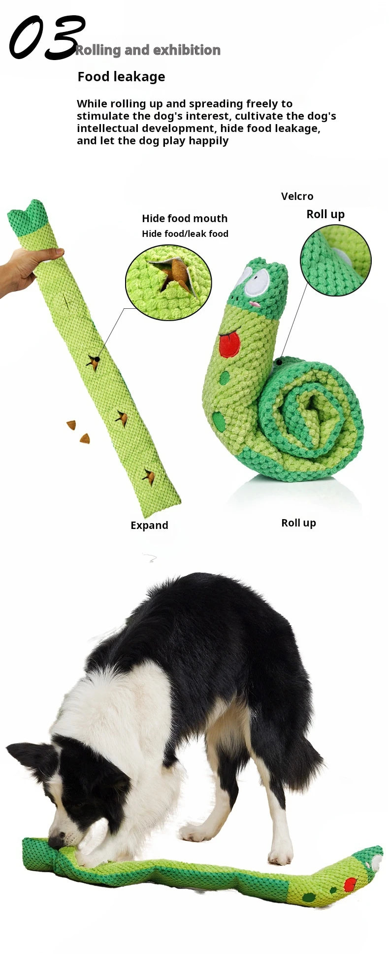 Interactive Dog Puzzle Toy 🐌 Snail Squeak & Treat Hider – Mental Play for Puppies & Small Dogs