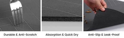 🍽️ Waterproof Pet Food Mat ✨ Non-Slip Placemat for Dogs & Cats