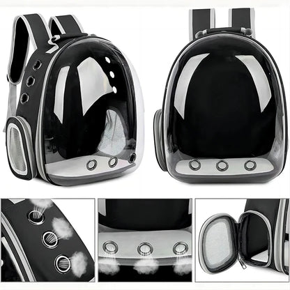 🎒 Capsule Pet Backpack 🐶🐱 | Breathable & Transparent Travel Carrier