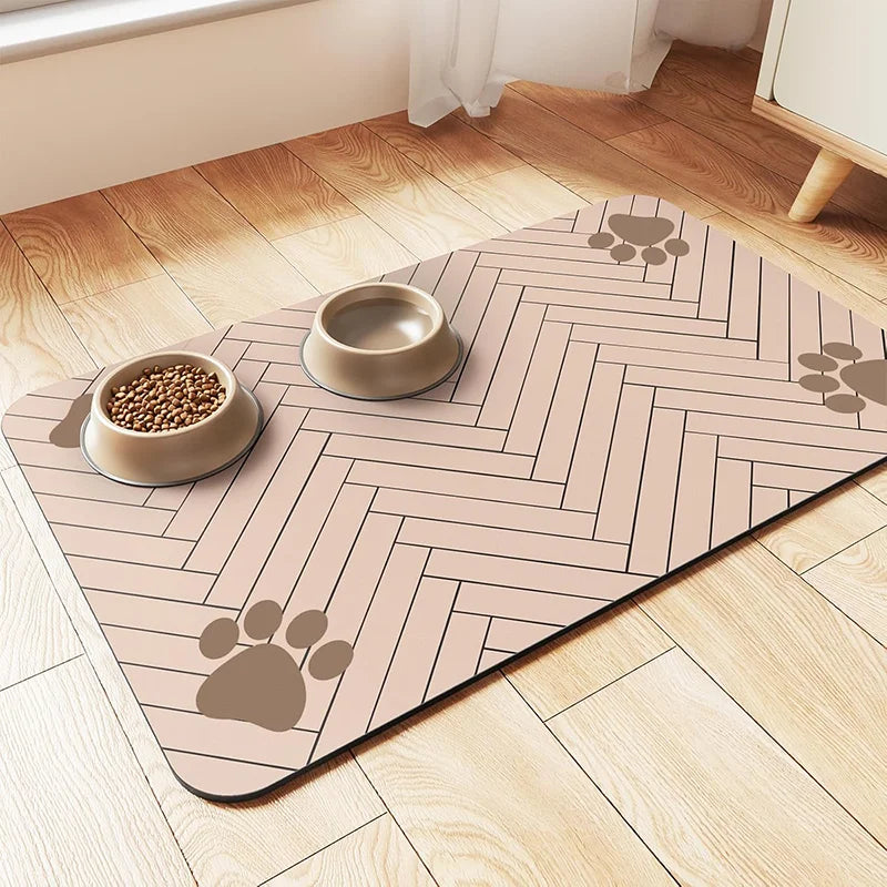🍽️ Waterproof Pet Food Mat ✨ Non-Slip Placemat for Dogs & Cats