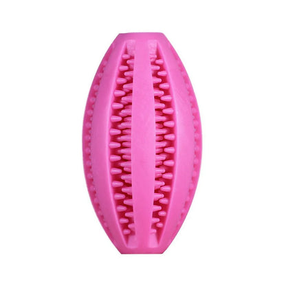 Dog Chew Ball Toy Tough Rubber Dental Ball