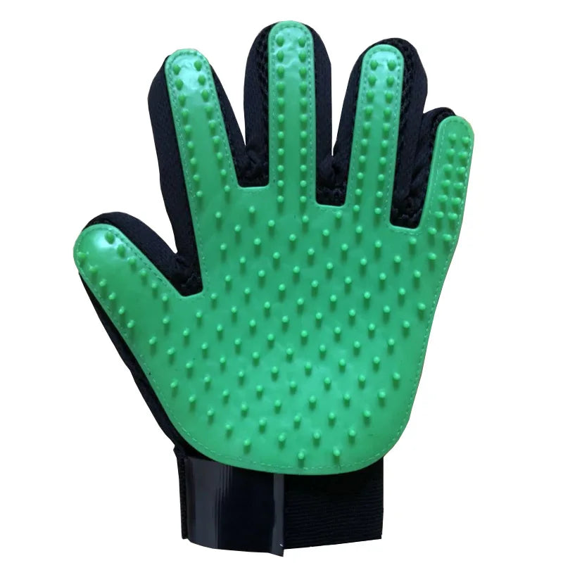 🧤 Pet Grooming Glove 🐶 Cat & Dog Hair Remover with Massage & Deshedding Function 🐱