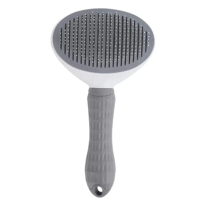 Pet Grooming Brush ✨ Self-Cleaning Comb for Dogs & Cats