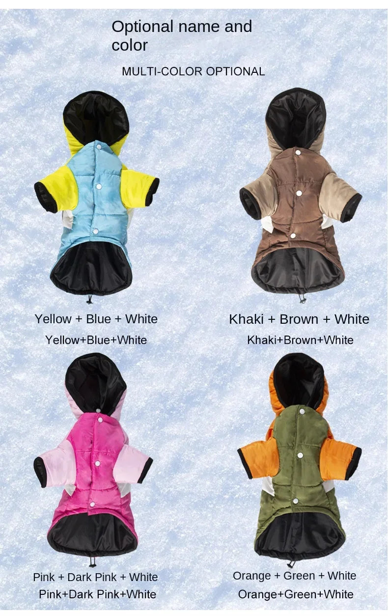 🧥 Dog Winter Jacket 🐶 Warm Padded Coat for Small & Medium Pets