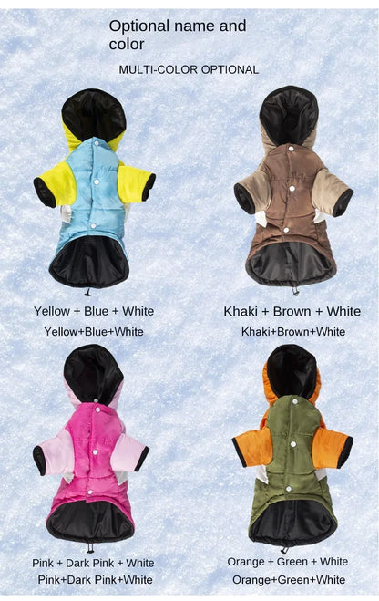 🧥 Dog Winter Jacket 🐶 Warm Padded Coat for Small & Medium Pets