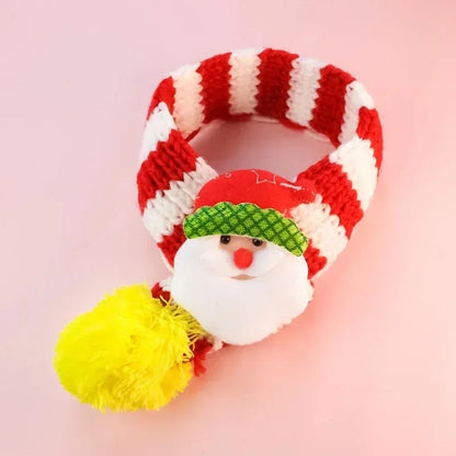 Christmas Pet Scarf 🎅 Holiday Neck Wrap for Cats & Dogs ❄️🎁