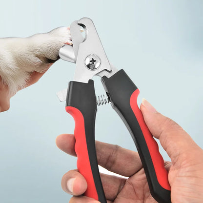 🐾 Pet Nail Clippers – Stainless Steel Dog & Cat Nail Trimmer Scissors ✂️
