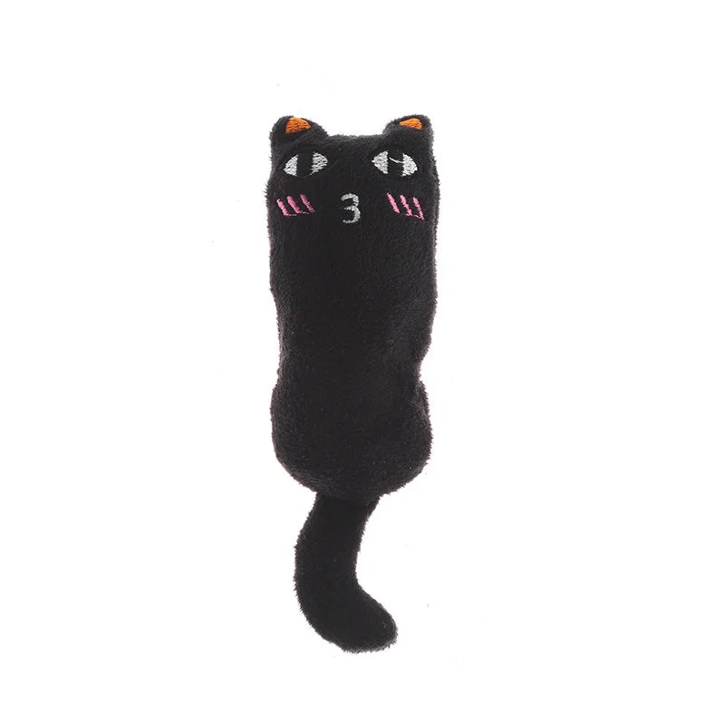🐱 Interactive Plush Cat Toy – Catnip Chewing & Squeaky Play Toy for Kittens 🧸