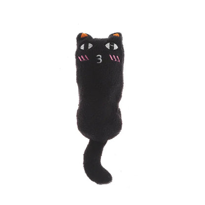 🐱 Interactive Plush Cat Toy – Catnip Chewing & Squeaky Play Toy for Kittens 🧸