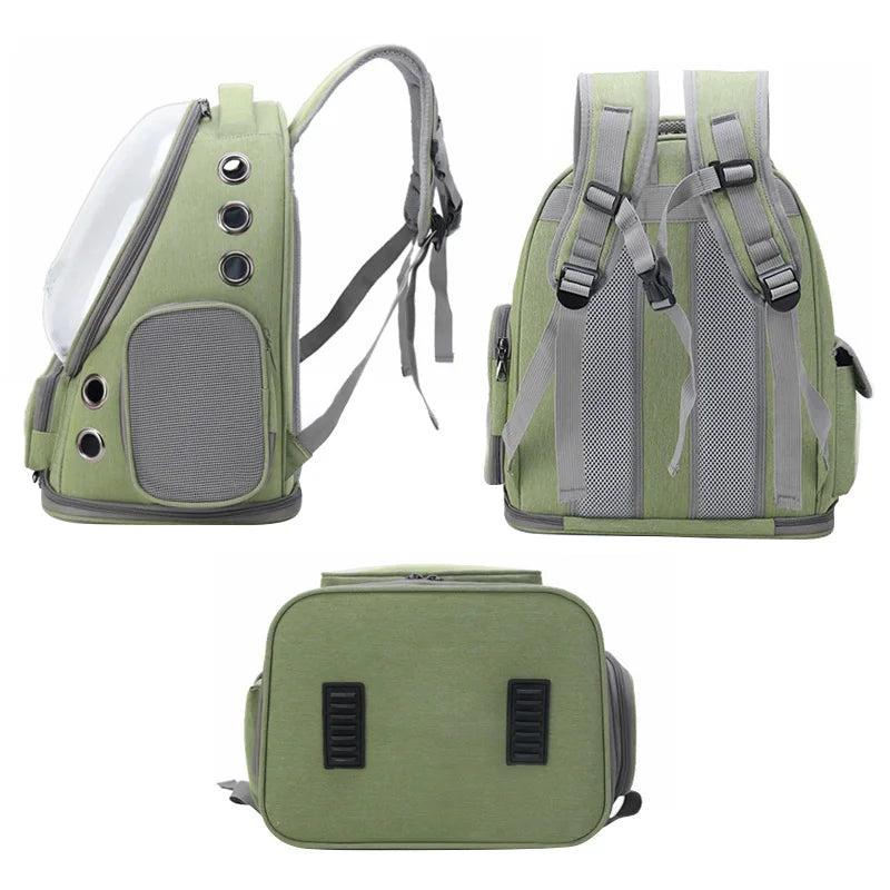 Transparent Cat Carrier Breathable Travel Bag for Pets