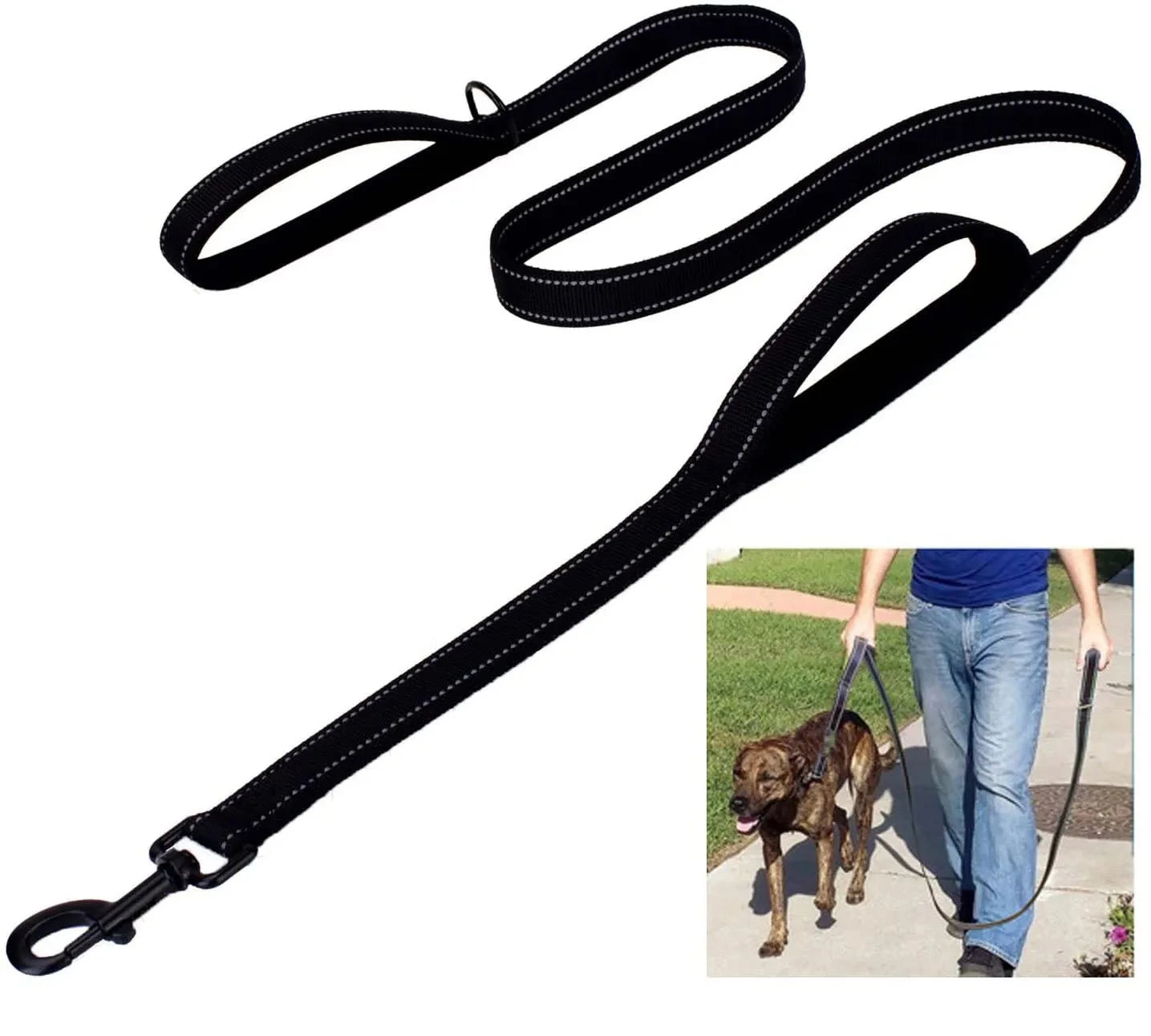 🐶 Strong & Tangle-Free Dog Leash | Soft Grip & Durable for Daily Walks 🐶