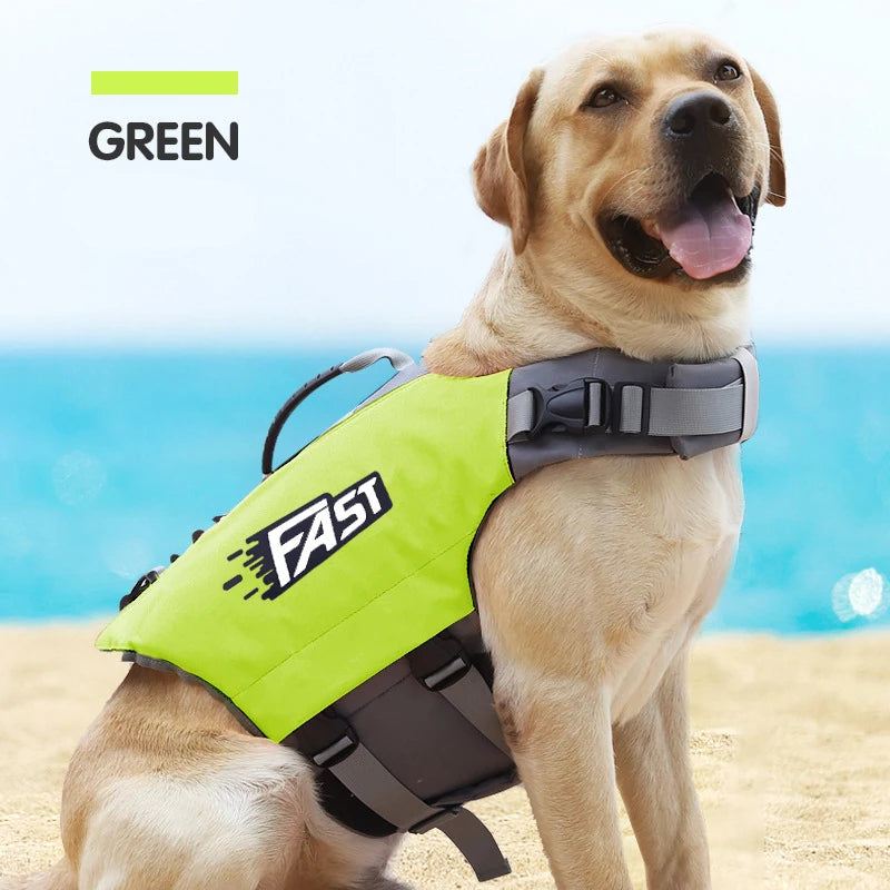 🐾 Dog Life Jacket 🛟 Adjustable Reflective Vest for Summer Adventures 🌊