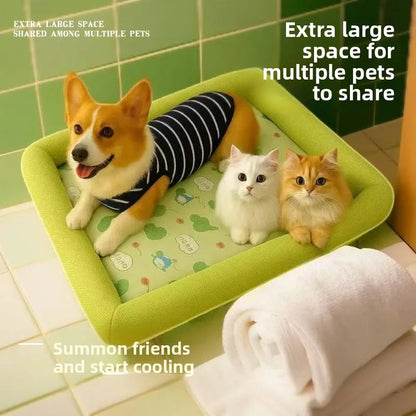 Cooling Dog Bed – Summer Mat for Small & Medium Pets – Featu
