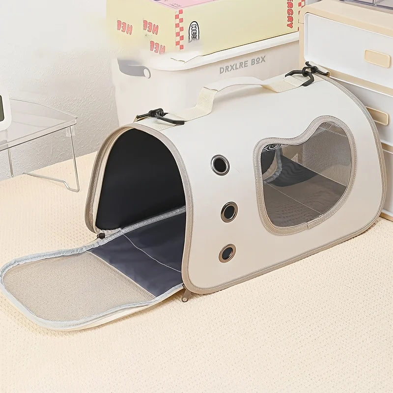 Portable Cat Carrier Bag Foldable Breathable Pet Tote