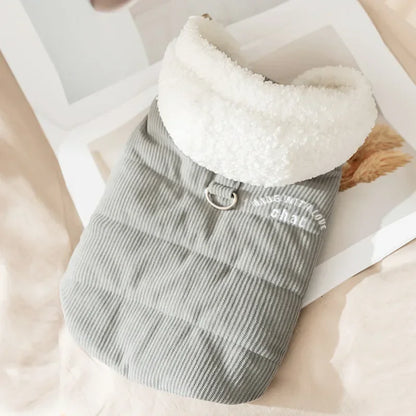 🧥 Quilted Dog Hoodie 🐾 | Warm Vest for Small Pets ❄️