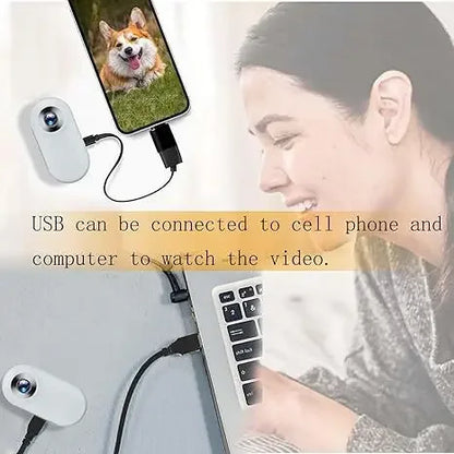 📸 Pet Collar Camera 🎽 Mini Action Cam for Dogs & Cats on the Go