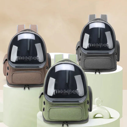 Transparent Cat Carrier Breathable Travel Bag for Pets