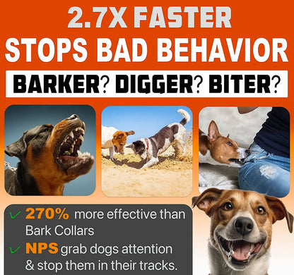 🐕‍🦺 Ultrasonic Dog Trainer 🔋 LED & Rechargeable (XP30)