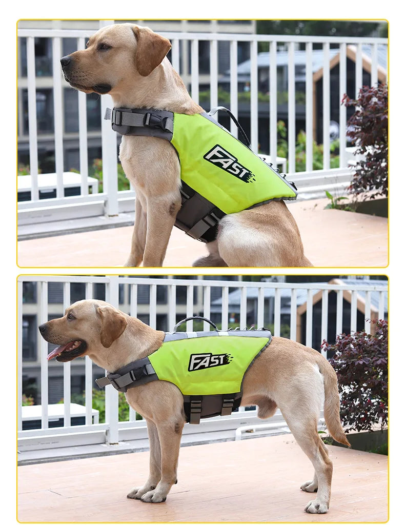 🐾 Dog Life Jacket 🛟 Adjustable Reflective Vest for Summer Adventures 🌊