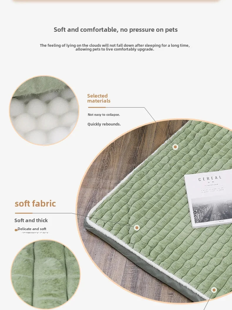 3XL Orthopedic Dog Bed 🧸 – Extra Large Cozy Winter Mat (Removable & Washable)
