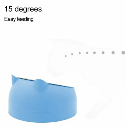 🐾 Stainless Steel Tilted Pet Bowl 🐾