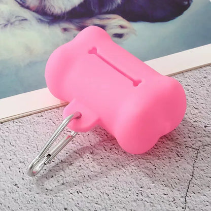 Dog Waste Bag Dispenser – Bone Shaped Portable Holder – PVC