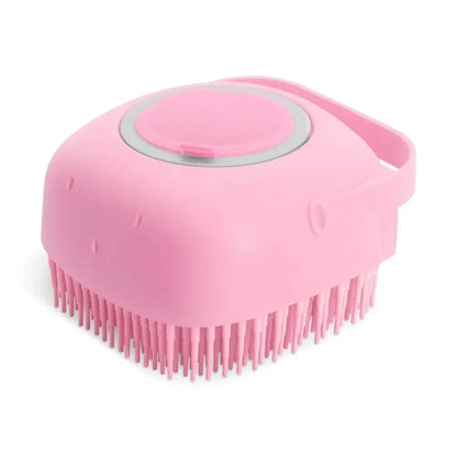 Silicone Pet Bath Brush 🛁🐶 Gentle Scrubber & Massager for Dogs & Cats