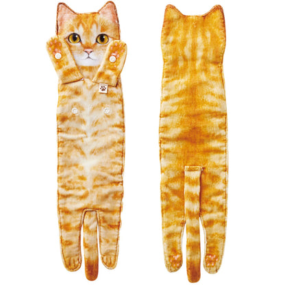 Cute Cat Hand Towel 🐾 Soft & Absorbent for Kitchen or Bath 🛁