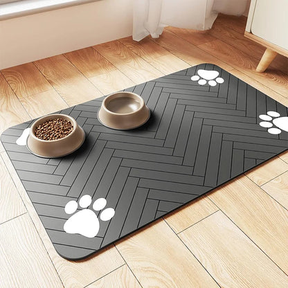 🍽️ Waterproof Pet Food Mat ✨ Non-Slip Placemat for Dogs & Cats