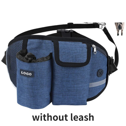 Hands-Free Dog Training Waist Bag – Leash & Storage Pockets