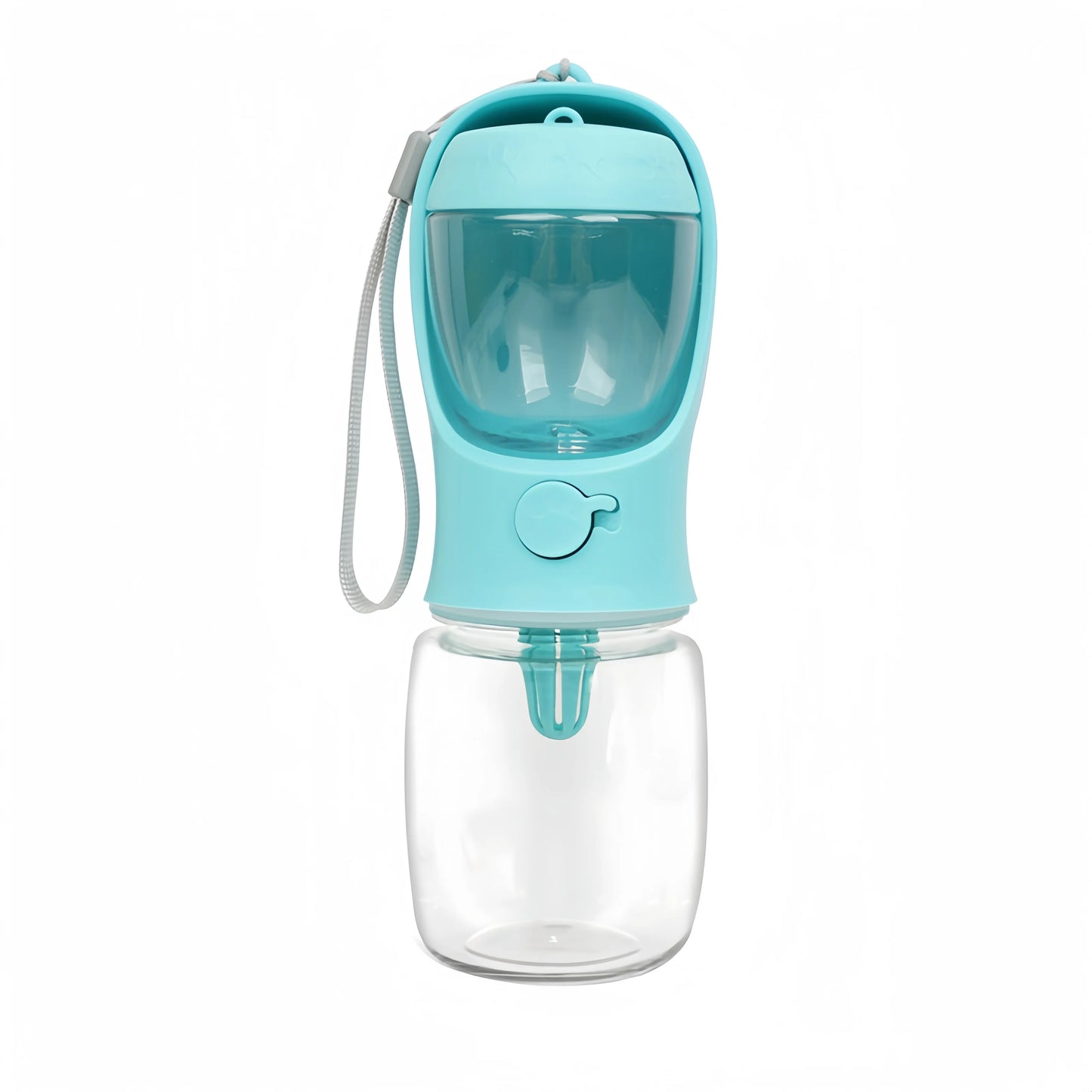 🐾 Portable Pet Water Bottle with Food Storage – Travel Feeder for Dogs & Cats 🚰