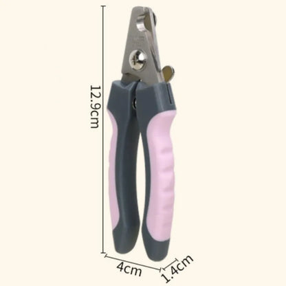 ✂️ Pet Nail Clippers 🐾 Stainless Grooming Tool for Dogs & Cats