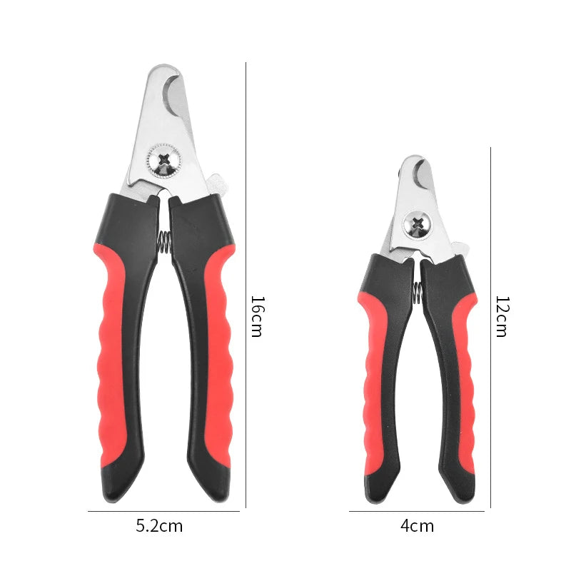 🐾 Pet Nail Clippers – Stainless Steel Dog & Cat Nail Trimmer Scissors ✂️