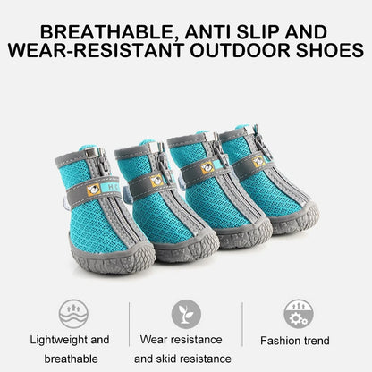 🐕 Warm Non-Slip Dog Boots for Winter & Outdoor Climbing ❄️