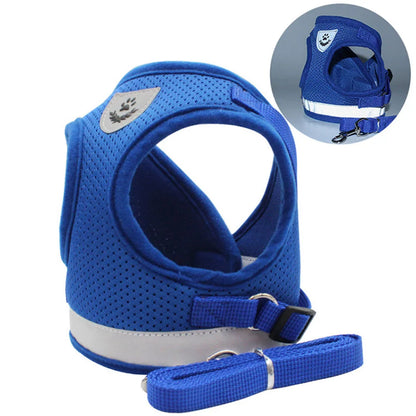 Adjustable Cat Harness & Leash Set – Breathable & Reflective