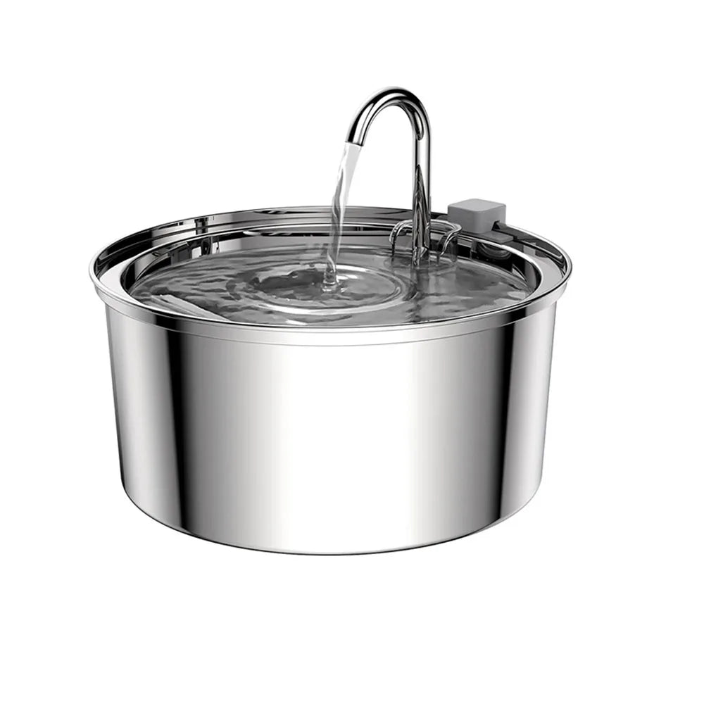 💦 Stainless Steel Auto Water Fountain for Cats & Dogs 🐾