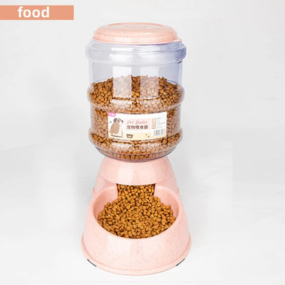 Auto Water & Food Bowl Set – Large Pet Feeder Station