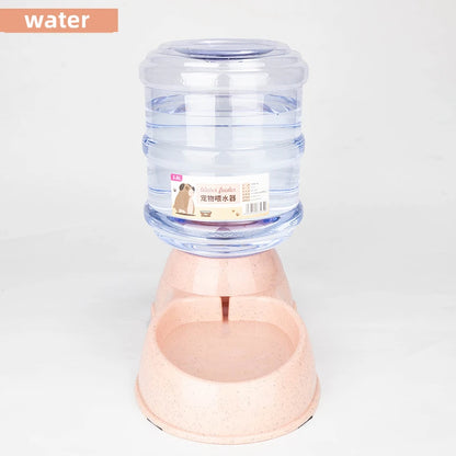 Auto Water & Food Bowl Set – Large Pet Feeder Station
