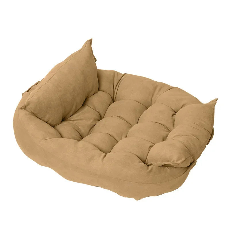Foldable Pet Nest Bed 🐶 Cozy & Stylish Sofa Mat for Cats & Dogs 🐾