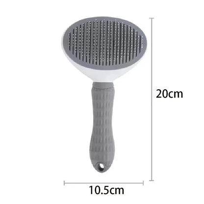 Pet Grooming Brush ✨ Self-Cleaning Comb for Dogs & Cats
