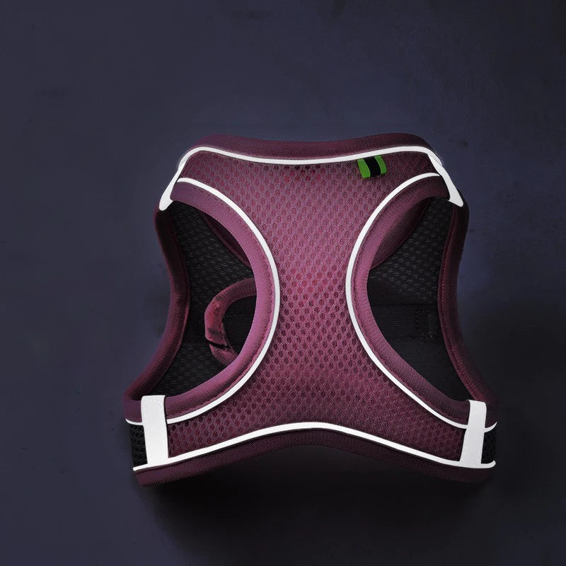 🐾 Reflective Pet Harness – Breathable Adjustable Vest for Dogs & Cats 🐶