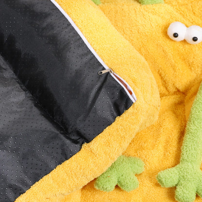 Cartoon Monster Plush Pet Sofa 🛋️ – Cute & Cozy Nest for Small & Medium Dogs & Cats