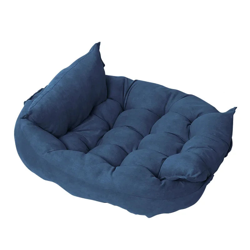 Foldable Pet Nest Bed 🐶 Cozy & Stylish Sofa Mat for Cats & Dogs 🐾