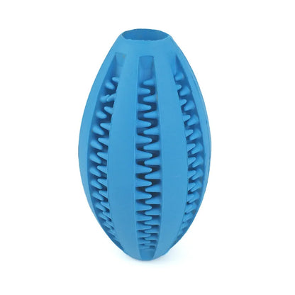 Dog Chew Ball Toy Tough Rubber Dental Ball