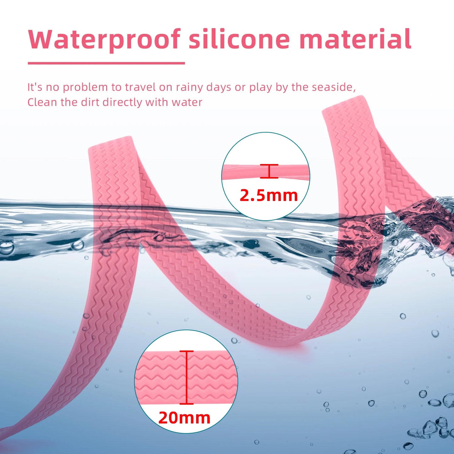 Waterproof PVC Dog Leash – Strong, Non-Slip & Easy Clean