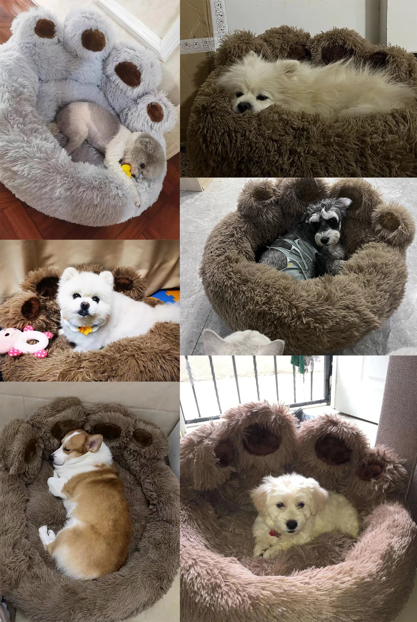 Luxury Plush Dog Sofa Bed 🐶 | Cozy & Washable Nest for Small to Large Pets 🛏️